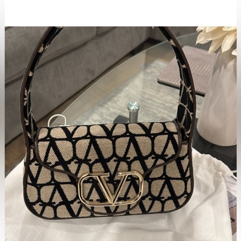 Valentino loco toile iconography bag small new